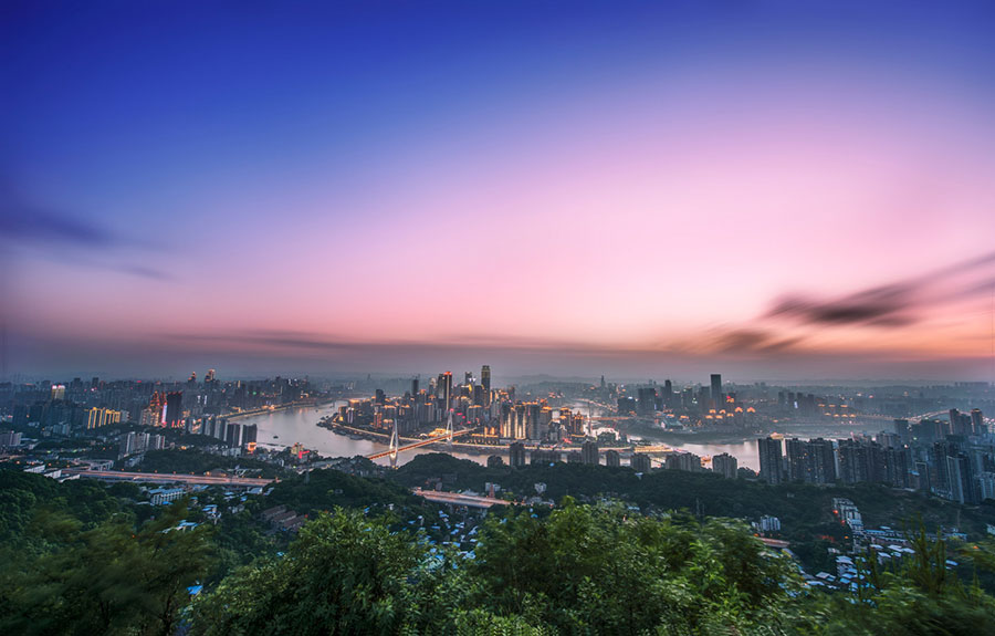 La mágica Chongqing nocturna