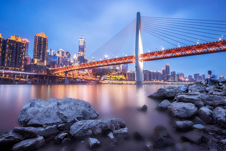 La mágica Chongqing nocturna