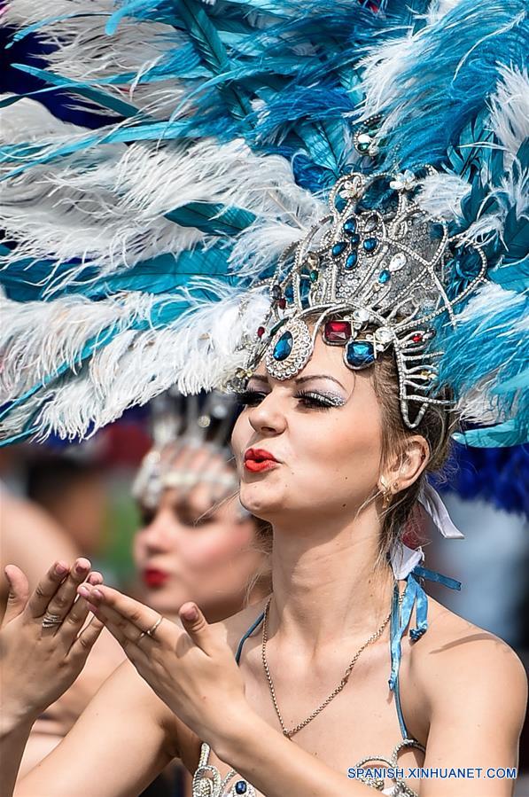 Presentaciones de samba en parque temático en Changchun