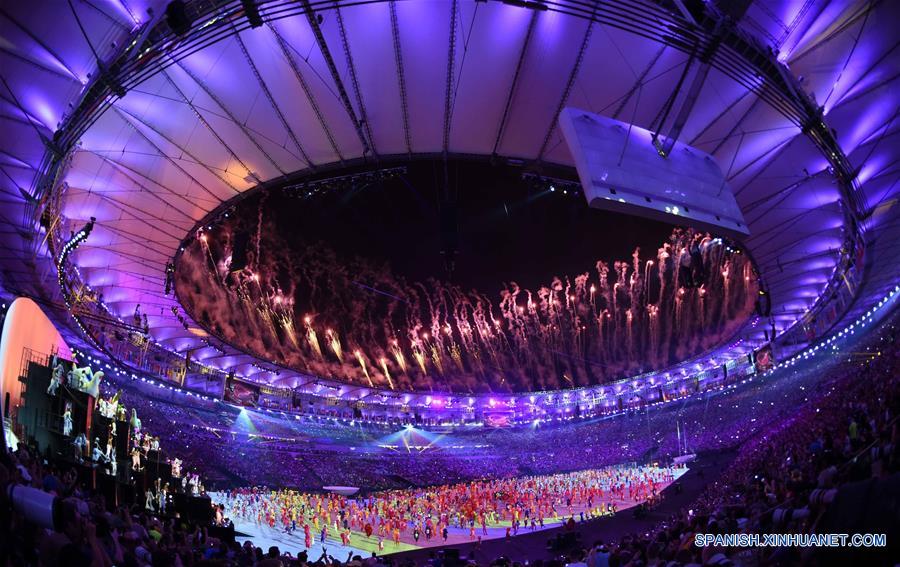 Celebran la ceremonia de inauguración de los Juegos Olímpicos Rio 2016 en Brasil