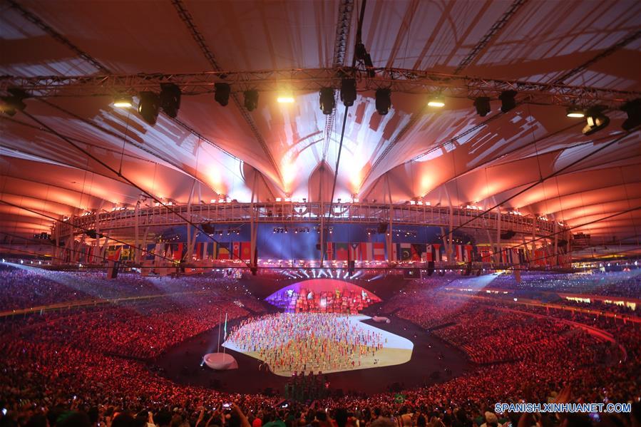 Celebran la ceremonia de inauguración de los Juegos Olímpicos Rio 2016 en Brasil