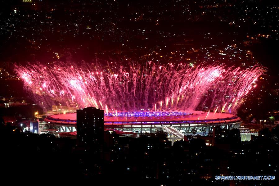 Celebran la ceremonia de inauguración de los Juegos Olímpicos Rio 2016 en Brasil