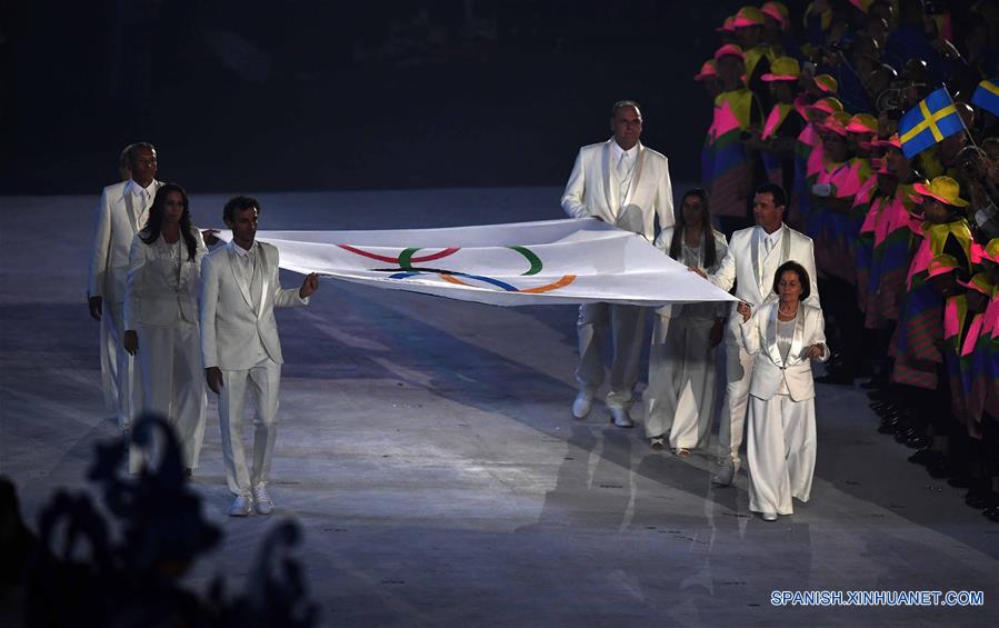 Celebran la ceremonia de inauguración de los Juegos Olímpicos Rio 2016 en Brasil