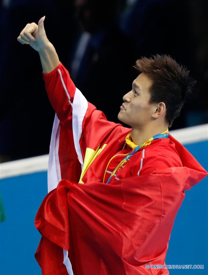 Río 2016: Chino Sun Yang logra oro olímpico en 200 metros libre masculino