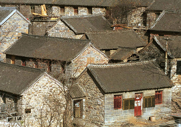 Casas de una aldea Guoliang, en la provincia de Henan, en esta foto de archivo.[Foto/VCG]