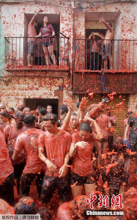 La Tomatina en Bu?ol, Espa?a