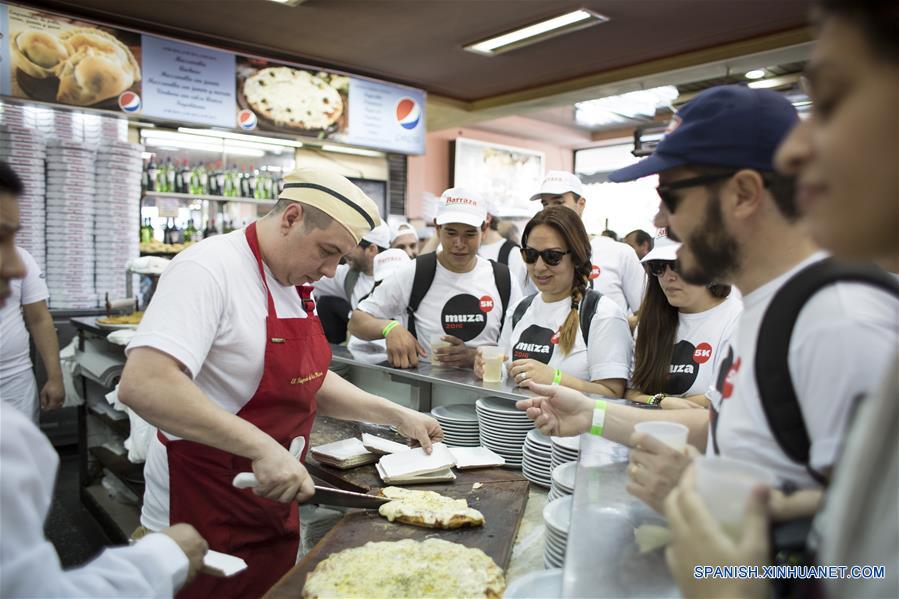 Buenos Aires acoge nueva y divertida edición del Maratón de la Pizza