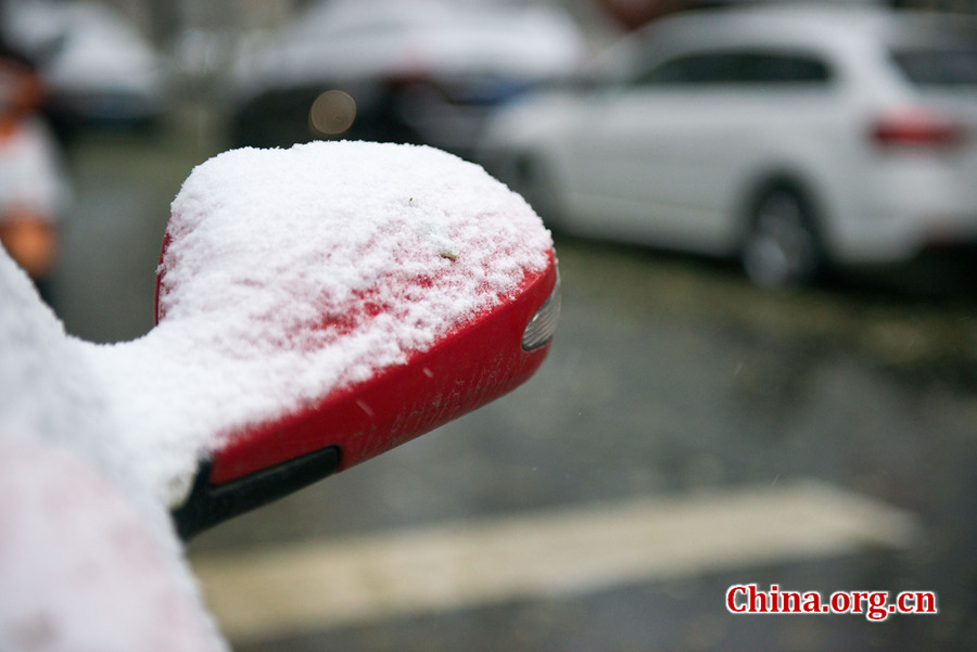 Beijing recibe su primera nevada de este invierno