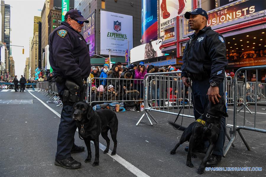 Las medidas de seguridad se intensificaron para la tradicional y popular celebracion del A?o Nuevo en Times Square