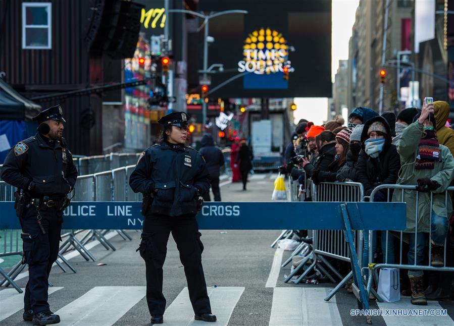 Las medidas de seguridad se intensificaron para la tradicional y popular celebracion del A?o Nuevo en Times Square