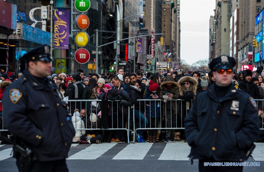 Las medidas de seguridad se intensificaron para la tradicional y popular celebracion del A?o Nuevo en Times Square