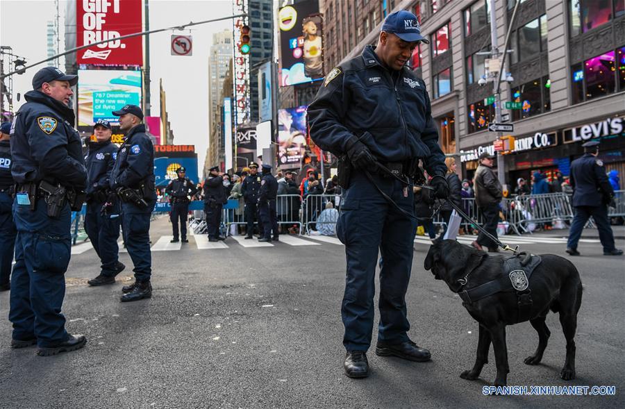 Las medidas de seguridad se intensificaron para la tradicional y popular celebracion del A?o Nuevo en Times Square