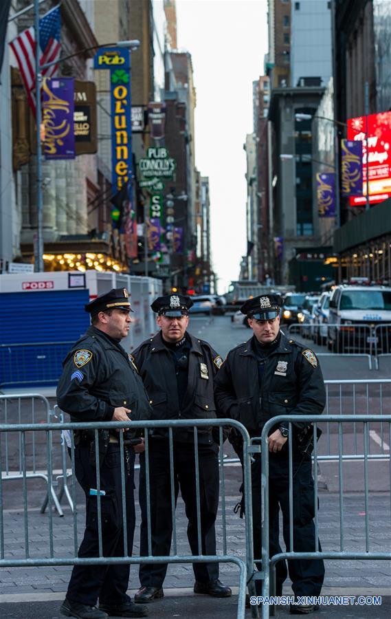 Las medidas de seguridad se intensificaron para la tradicional y popular celebracion del A?o Nuevo en Times Square