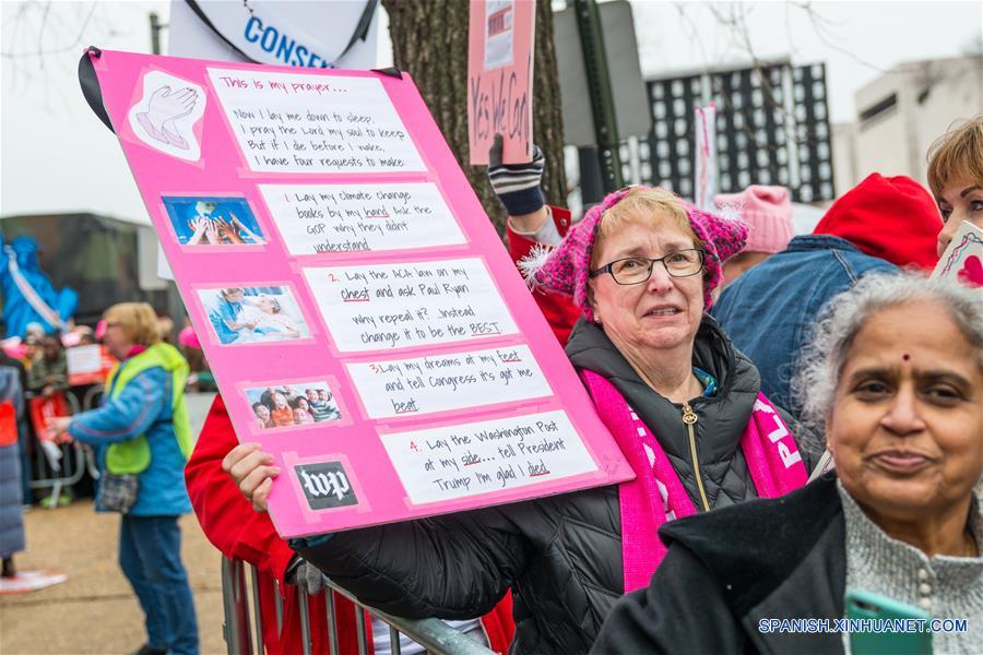 "Marcha de las Mujeres" en Washington D.C.