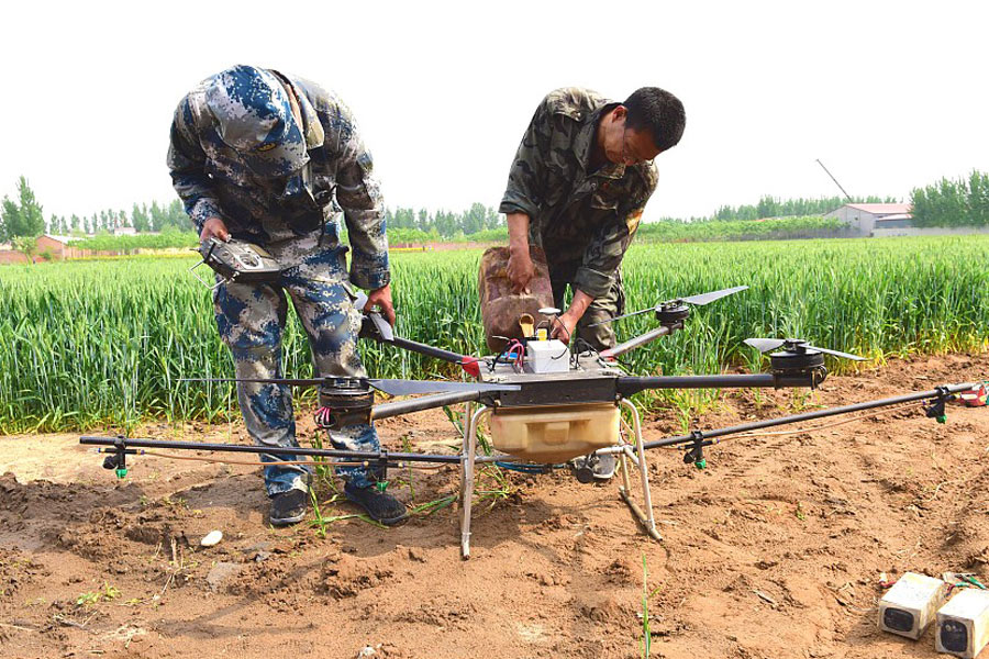 Los drones dirigen la agricultura inteligente