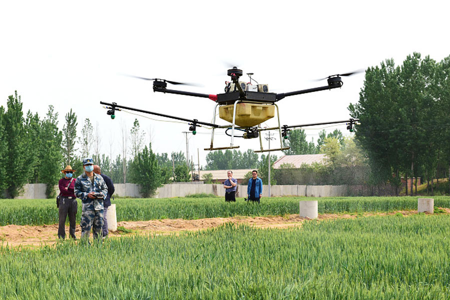 Los drones dirigen la agricultura inteligente