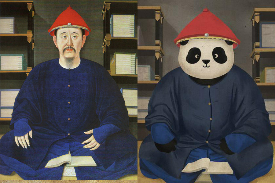 Emperador Kangxi leyendo un libro, pintado en la dinastía Qing (1644-1912) [Foto / Xinhua]