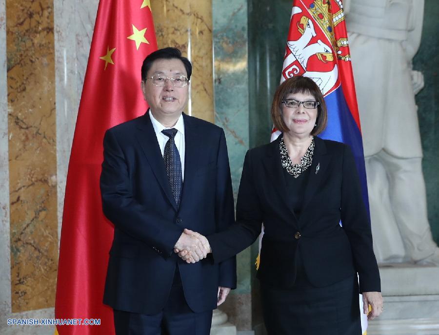 Máximo legislador de China visita Serbia para reforzar cooperación bilateral