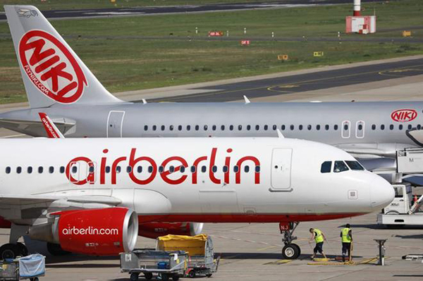 Air Berlin se declara insolvente y negocia su venta