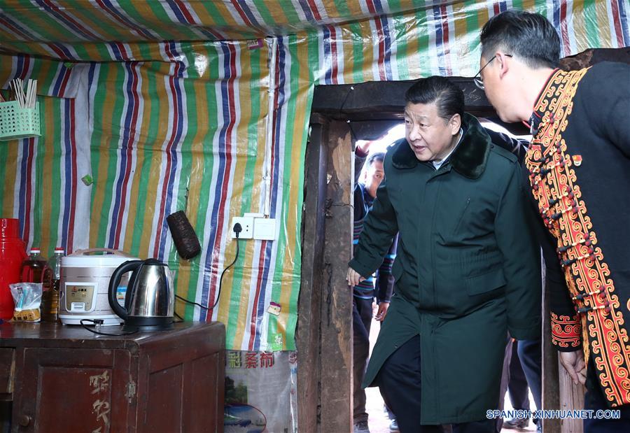 "Mi trabajo es servir al pueblo", dice Xi Jinping en inspección de A?o Nuevo Lunar