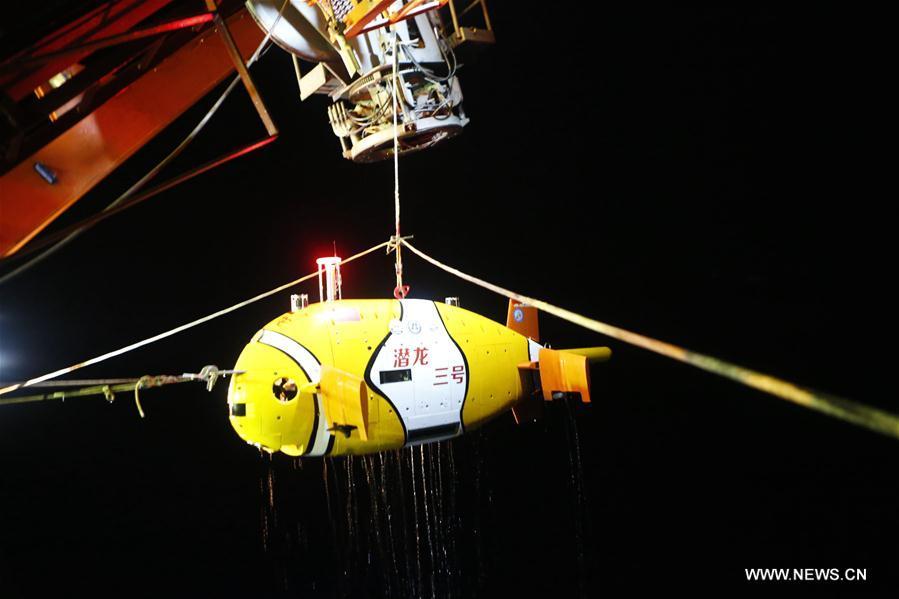 El sumergible chino no tripulado Qianlong III realiza con éxito su segunda prueba en las profundidades marinas