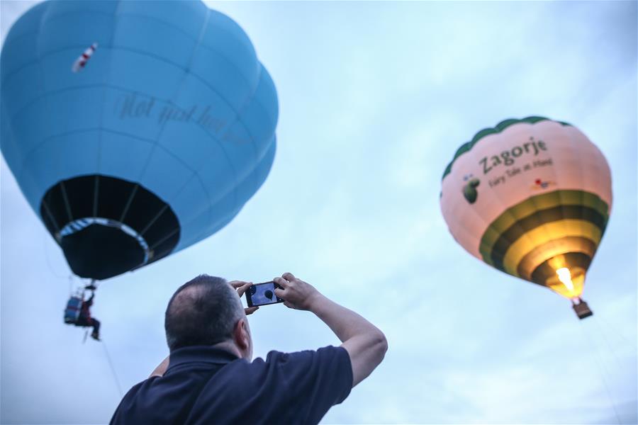 Se celebra Rally de Globos Aerostáticos 2018 en Zabok, Croacia