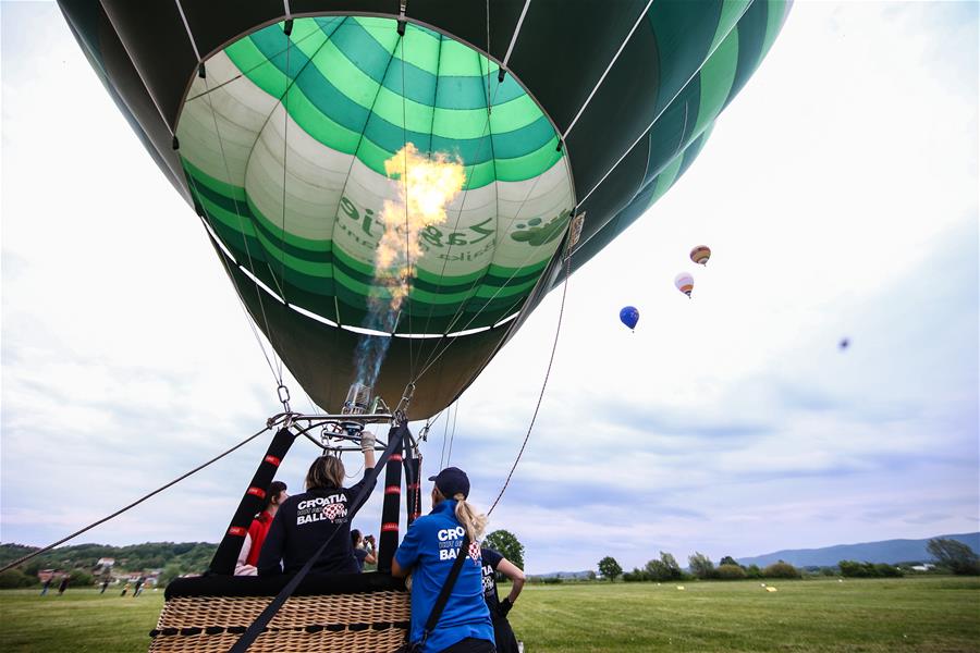 Se celebra Rally de Globos Aerostáticos 2018 en Zabok, Croacia