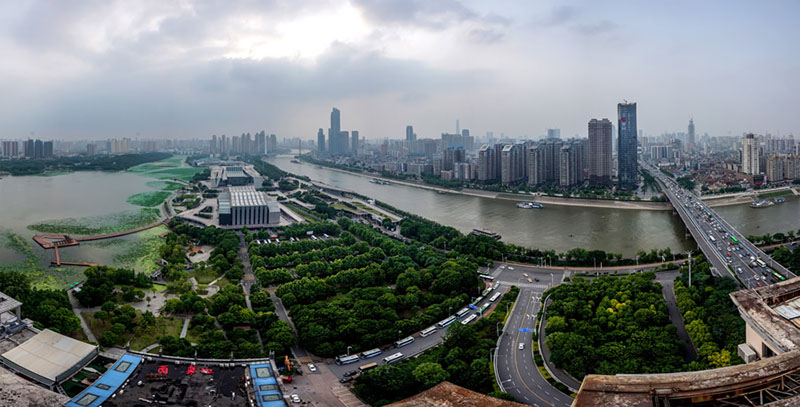 Foto tomada por Denis Kim, estudiante ruso que estudia idioma chino en Wuhan, provincia de Hubei. [Foto: proporcionada] 