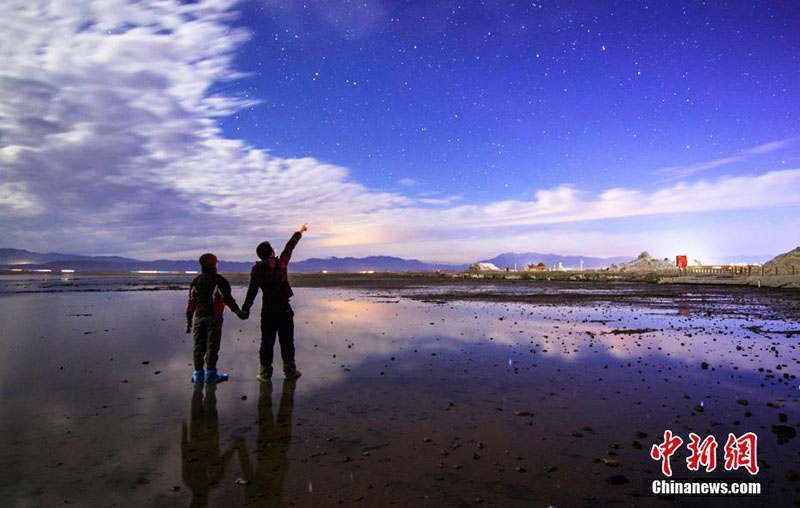 Reconocen al lago salado de Chaka como el “l(fā)ugar más bello para fotografiar estrellas”