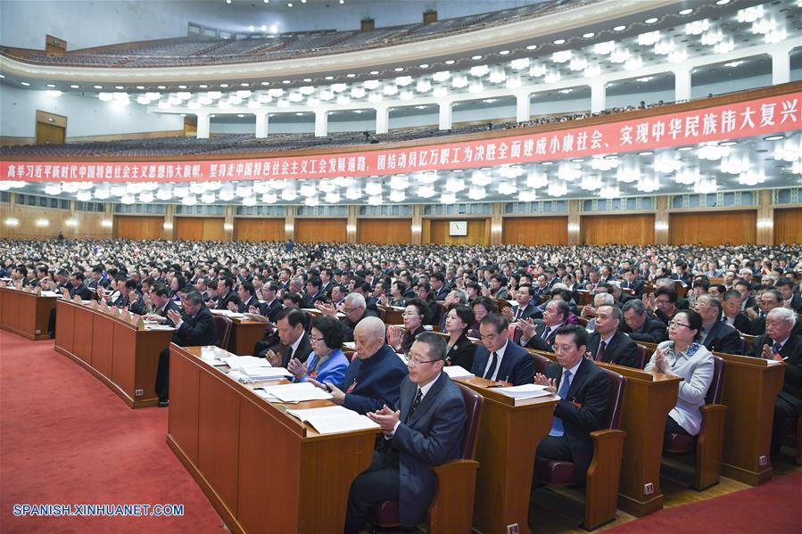 Se inaugura XVII Congreso Nacional de la Federación de Sindicatos de China