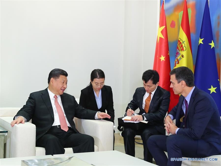 China y Espa?a acuerdan impulsar lazos durante visita de Xi