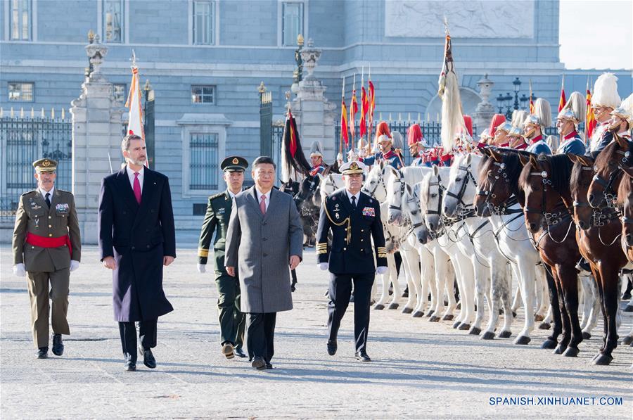 China y Espa?a acuerdan impulsar lazos durante visita de Xi