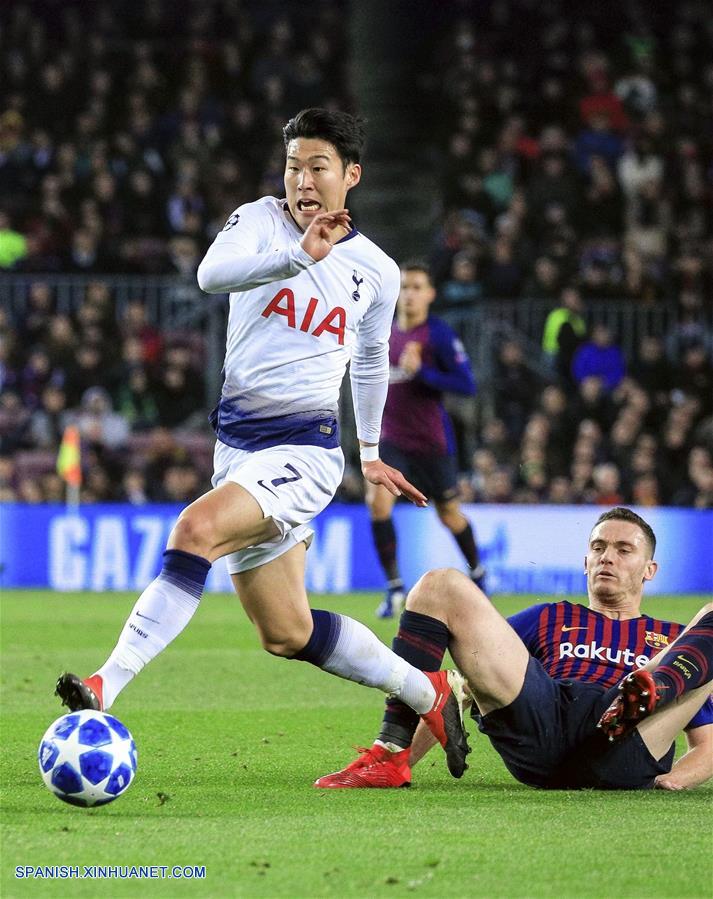 Fútbol: El Barcelona y el Tottenham empatan 1:1 en la última jornada de la fase de grupos en Champions