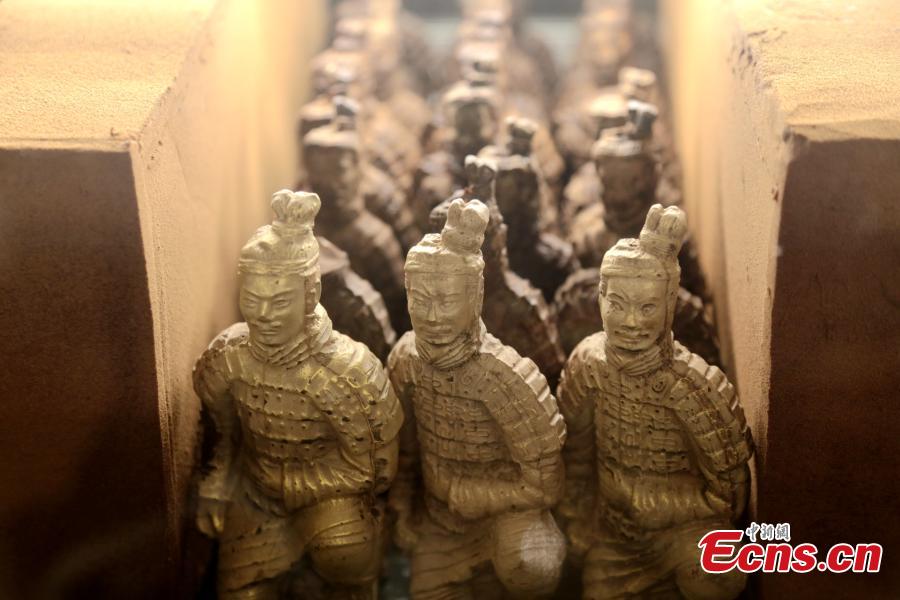 Un hotel de Xi'an ofrece guerreros de terracota de chocolate