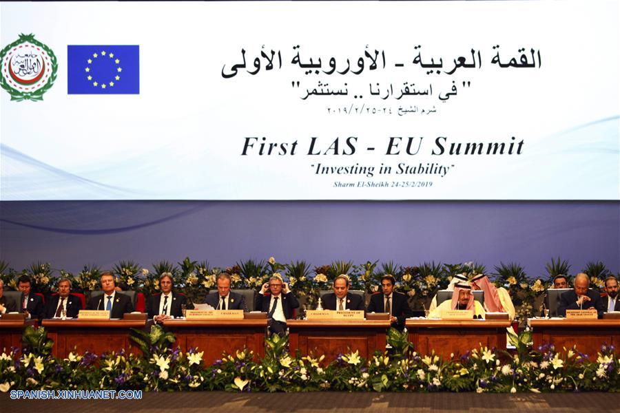 Inauguran cumbre Liga Arabe-UE en Egipto con altas expectativas