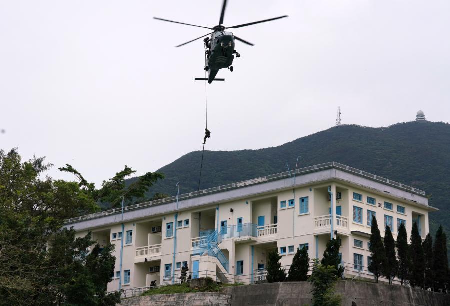 Organizan un simulacro antiterrorista en Hong Kong