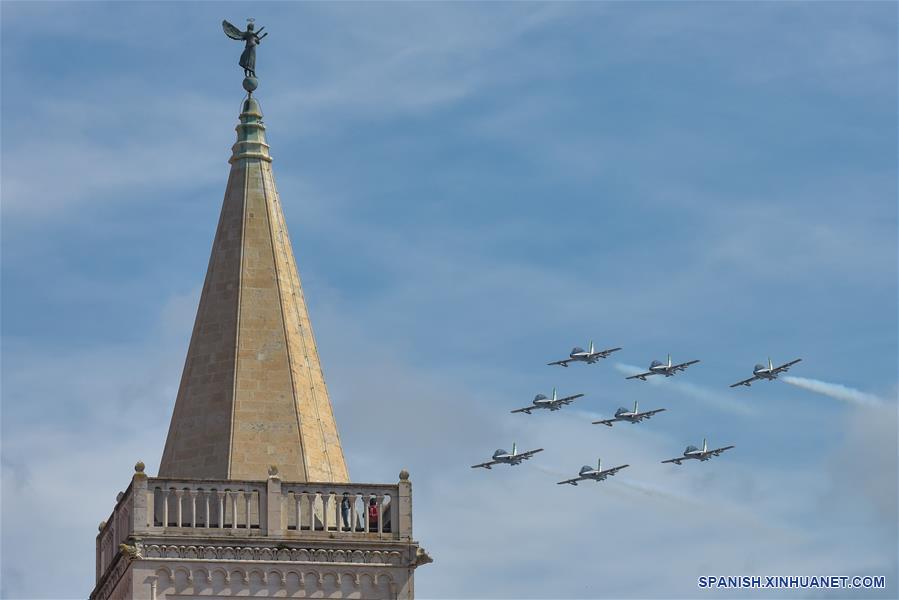 Escuadrón acrobático de la Fuerza Aérea de Italia "Frecce Tricolori"