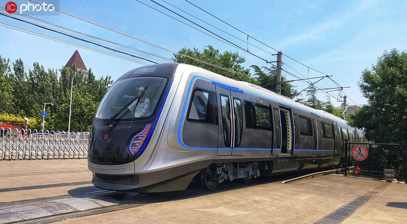 China prueba con éxito su tren subterráneo de fibra de carbono de nueva generación