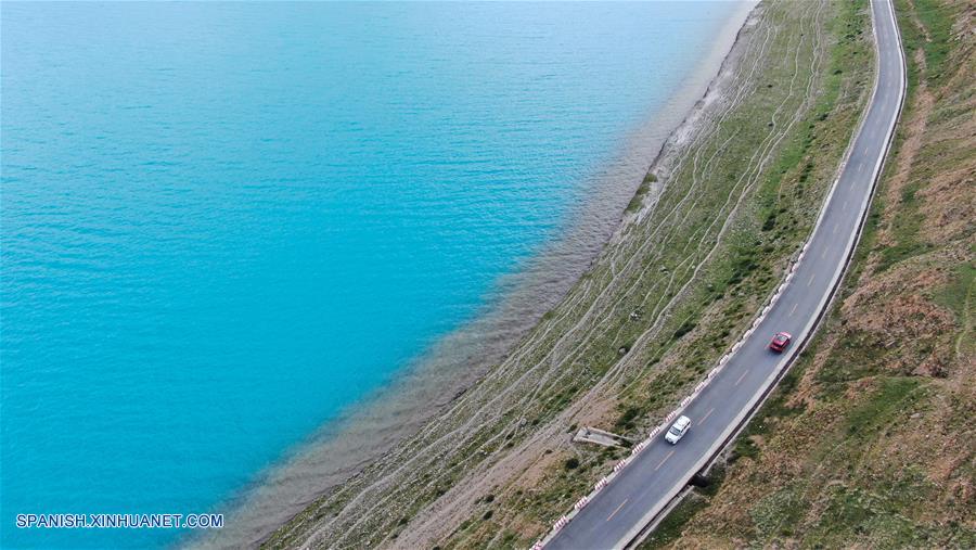 Tíbet: Paisaje del Lago Yamzbog Yumco