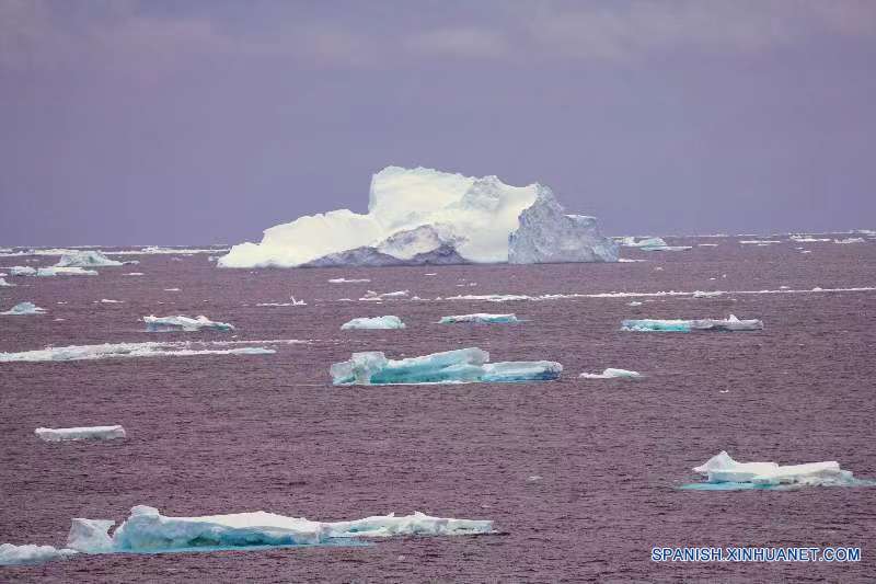 Rompehielos polar de China entra a zona de hielo flotante en Océano Austral