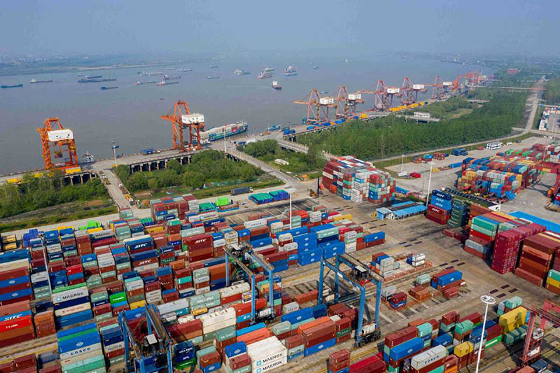 El puerto de Wuhan vuelve a entrar en operación