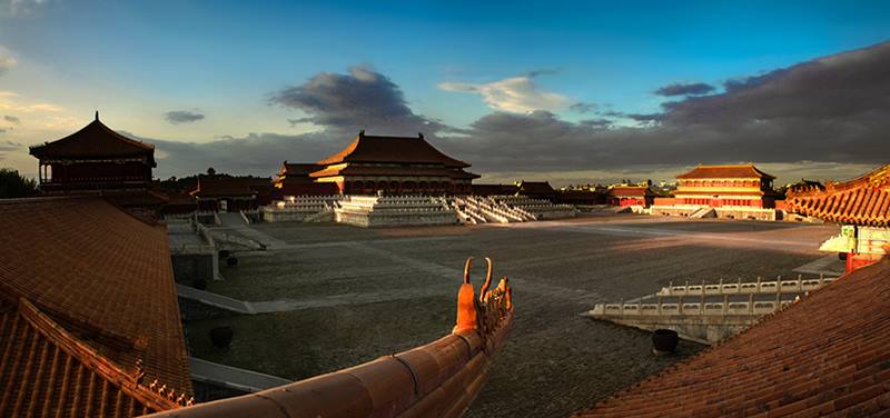 Obra fotográfica de Li Shaobai sobre el Museo del Palacio.