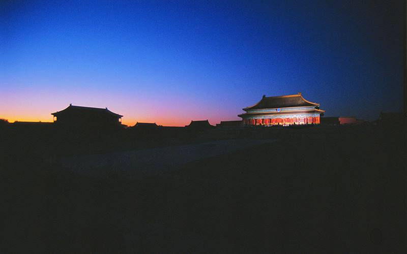 Obra fotográfica de Li Shaobai sobre el Museo del Palacio.