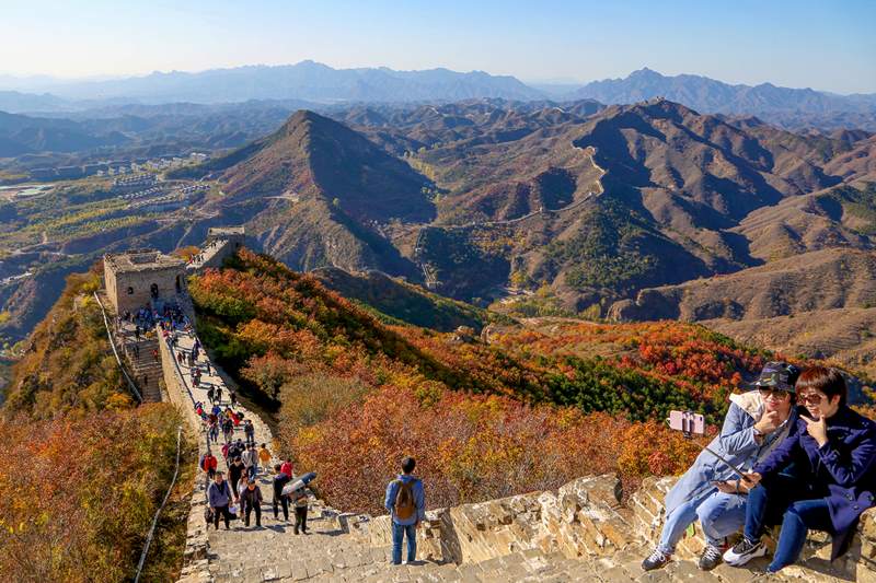 Colores cambiantes del oto?o en Beijing. [Foto: He Jianyong/ Chinadaily]