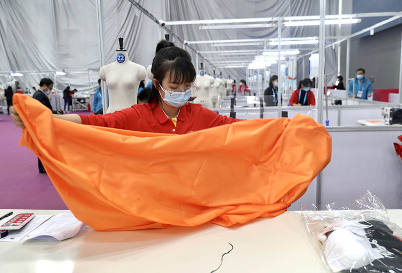 Primer Concurso de Habilidades Vocacionales de China, Guangzhou, provincia de Guangdong, 9 de diciembre del 2020. [Foto: Zou Hong/ Chinadaily]