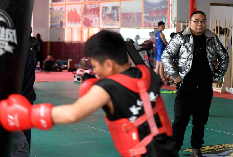 A Niu y Chen antes de una competencia. (Foto: Tian Jianming/ Wang Rong/ China Daily)