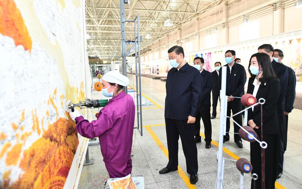 Xi inspecciona Qinghai, en noroeste de China