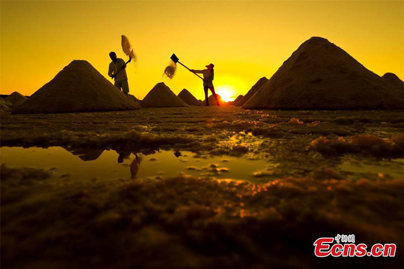 En fotos: un vistazo a las salinas de Gansu