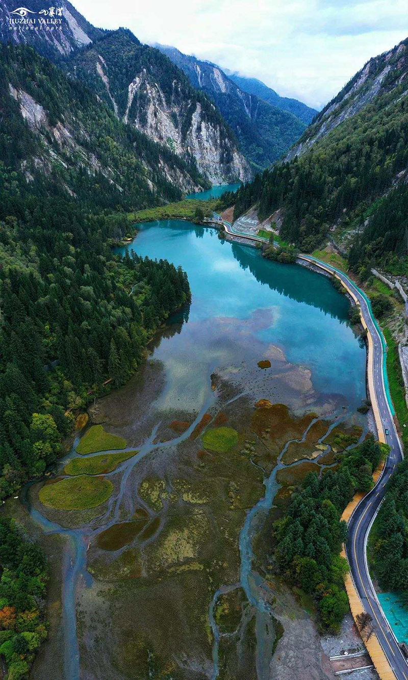 Reabre toda la zona escénica de Jiuzhaigou cuatro a?os después del terremoto