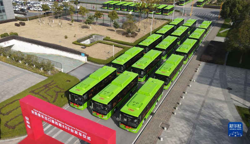 China exporta sus autobuses a México